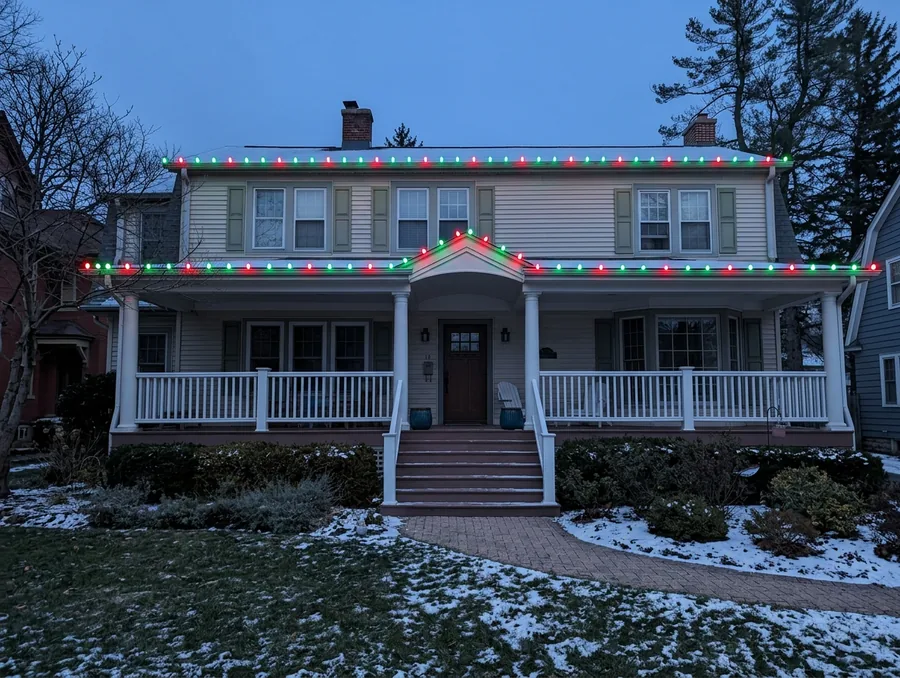 Nutcracker — a house decorated in this style